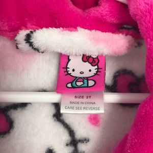 Hello Kitty Pajamas - Hello Kitty Bath Robe 2T Hello Kitty Pajamas - Hello Kitty Bath Robe 2T